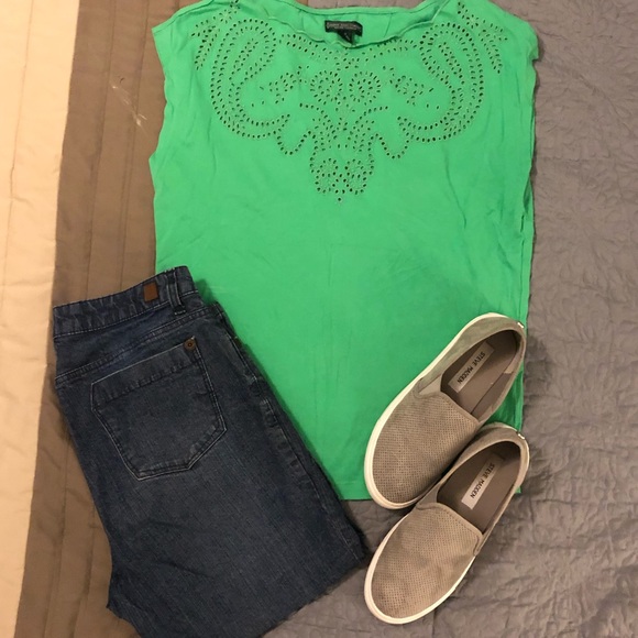 Ralph Lauren Jeans Green tshirt - Picture 2 of 5